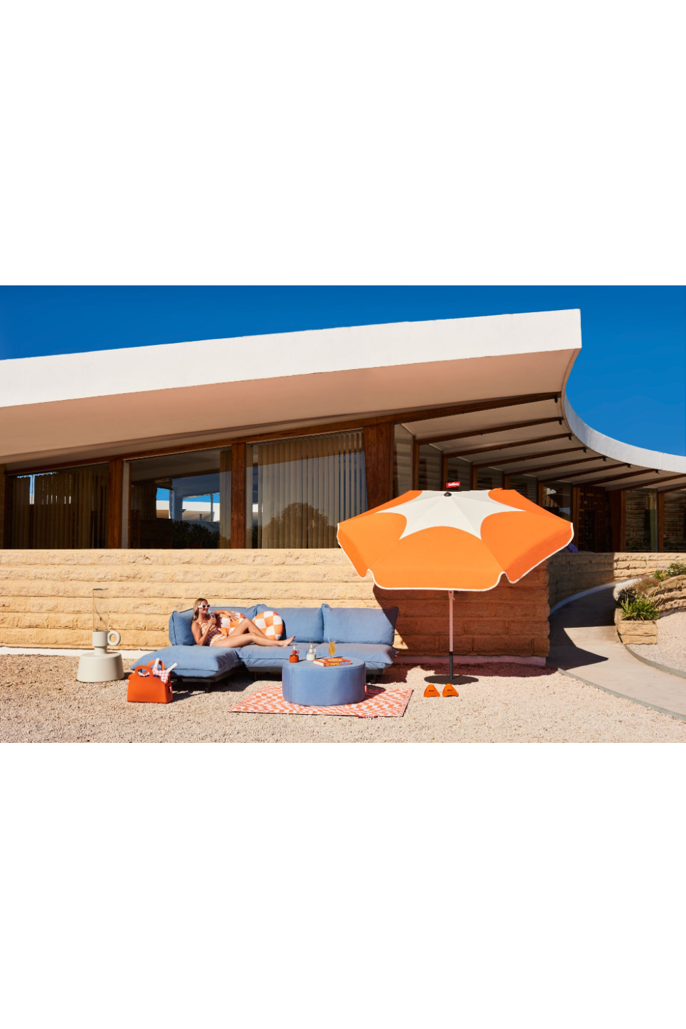 Minimalist Outdoor Lounge Set L | Fatboy Paletti | OROA.com