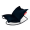 Modern Outdoor Bean Bag With Rocking Chair | Fatboy Original Slim + Rock 'n Roll | OROA.com