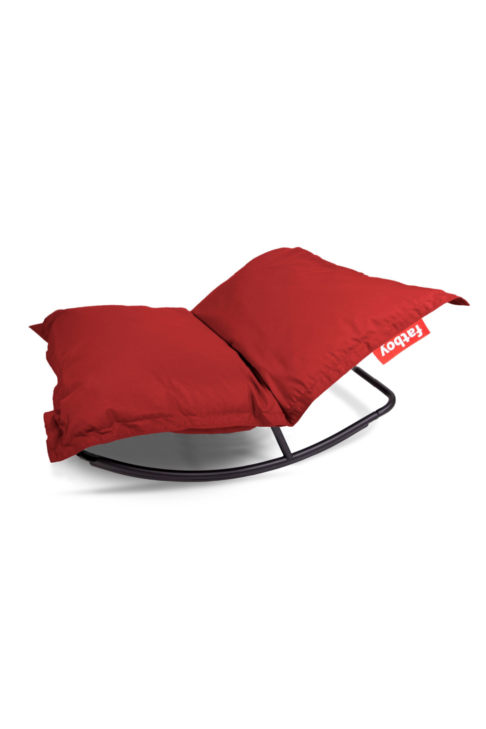 Modern Outdoor Bean Bag With Rocking Chair | Fatboy Original Slim + Rock 'n Roll | OROA.com