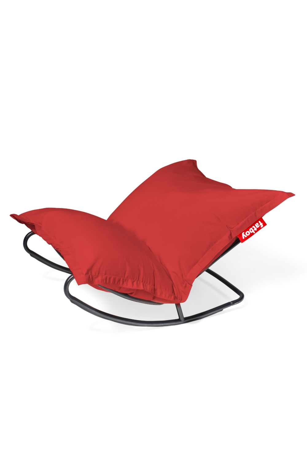 Modern Outdoor Bean Bag With Rocking Chair | Fatboy Original Slim + Rock 'n Roll | OROA.com
