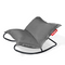 Modern Outdoor Bean Bag With Rocking Chair | Fatboy Original Slim + Rock 'n Roll | OROA.com
