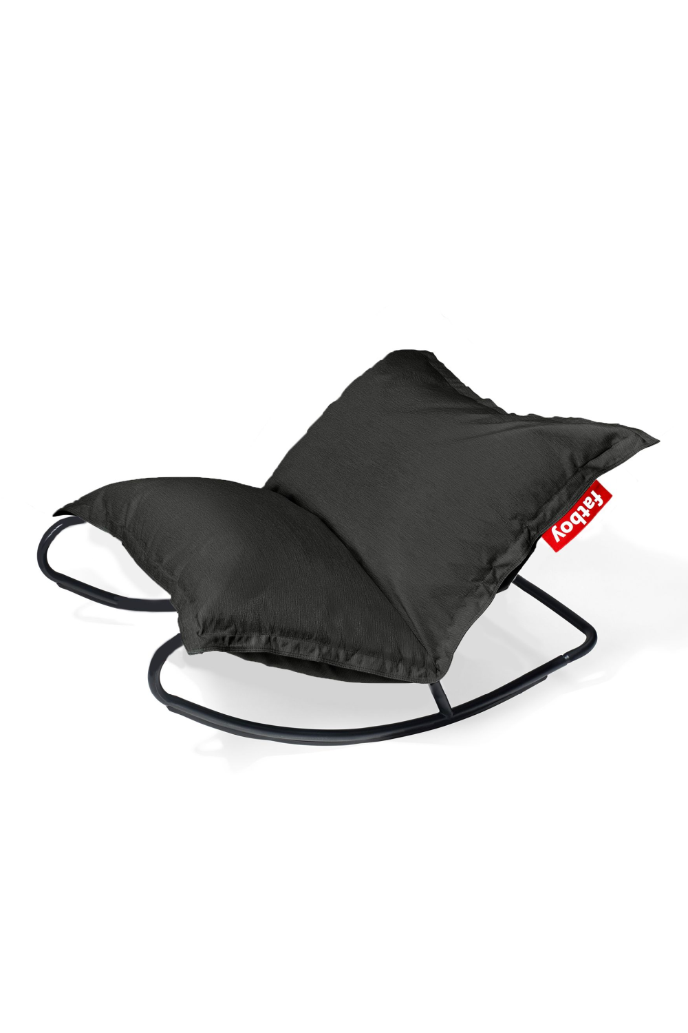 Modern Outdoor Bean Bag With Rocking Chair | Fatboy Original Slim + Rock 'n Roll | OROA.com