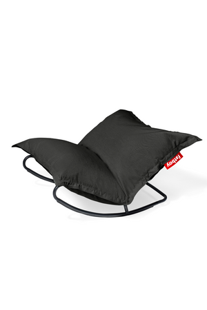 Modern Outdoor Bean Bag With Rocking Chair | Fatboy Original Slim + Rock 'n Roll | OROA.com