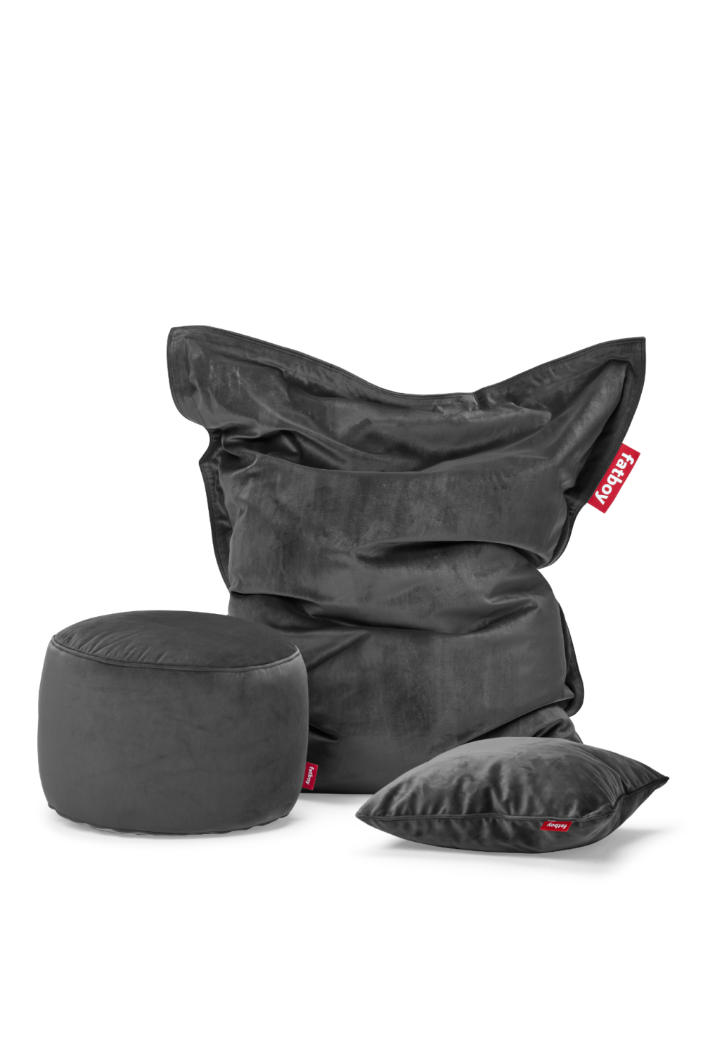 Velvet Lounge Bean Bag | Fatboy Original Slim | OROA.com