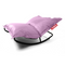 Modern Bean Bag With Rocking Chair | Fatboy Original Slim + Rock 'n Roll | OROA.com