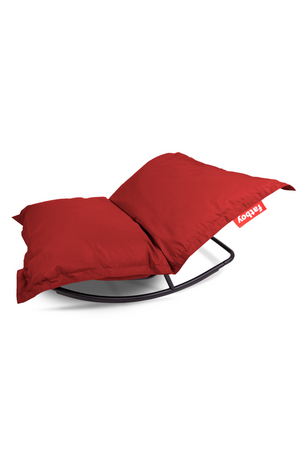 Modern Bean Bag With Rocking Chair | Fatboy Original Slim + Rock 'n Roll | OROA.com