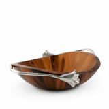 Lily Wood Salad Bowl - OROA