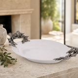 Butterfly Stoneware Tray Large - OROA