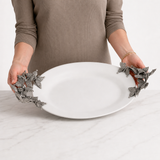 Butterfly Stoneware Tray Large - OROA