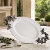 Butterfly Stoneware Tray Large - OROA