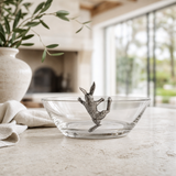 Climbing Bunny Glass Serving Bowl- OROA