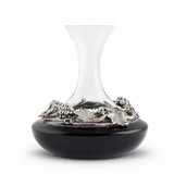 Premium Pewter & Glass Grape Wine Decanter - OROA