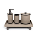Metal Finish Bathroom Set | Pinetti Carol | OROA.com