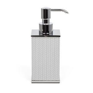 Square Leather Soap Dispenser | Pinetti Olimpia | OROA.com