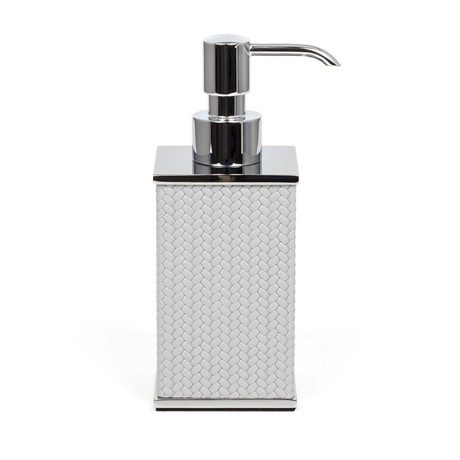 Square Leather Soap Dispenser | Pinetti Olimpia | OROA.com