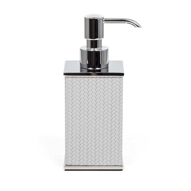 Square Leather Soap Dispenser | Pinetti Olimpia | OROA.com