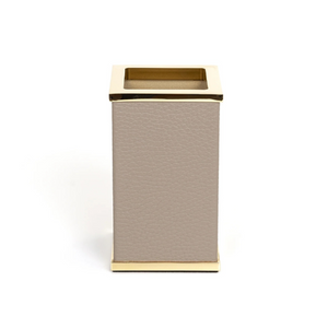 Square Leather Toothbrush Holder | Pinetti Olimpia | OROA.com