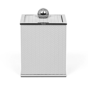 Square Leather Cotton Pad Holder | Pinetti Olimpia | OROA.com