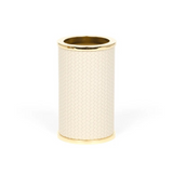 Round Leather Toothbrush Holder | Pinetti Olimpia | OROA.com