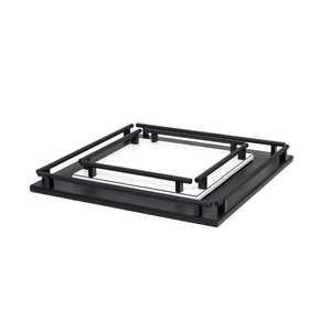 Square Leather Tray | Pinetti Robert | OROA.com