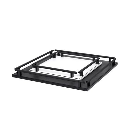 Square Leather Tray | Pinetti Robert | OROA.com