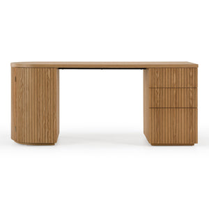   Wooden 3-Drawer Desk | Oroa.com