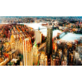 New York WTC 103th Floor Aerial Cityscape photographic art print by Cobra Art
