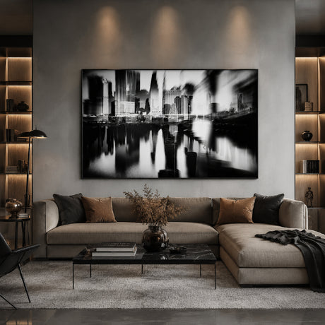   Black & White Buildings Photographic Art | Oroa.com