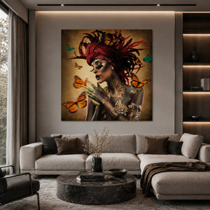   Butterfly Lady Photographic Art | Oroa.com