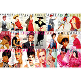 Magazine Collage Photographic Art | Cobra Art Vogue Red
