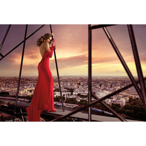 Higher Love Woman In Red Gown photographic art print by Cobra Art