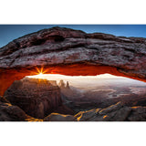 Natural Rock Mountain Photographic Art | Cobra Art Mesa Arch Sunrise