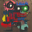 Bliep Bliep Multicolored Modern Abstract Art art print by Cobra Art
