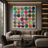 Colors Of My Life Multicolored Circles photographic art print by Cobra Art, alternate view 2