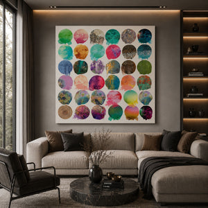   Multicolored Circles Photographic Art | Oroa.com