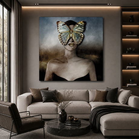   Butterfly Face Photographic Art | Oroa.com