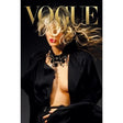 Modern European furniture - Fashionable Woman In Black Photographic Art - www.oroa.com