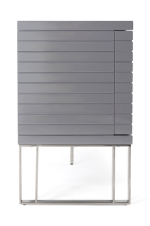 Gray Slatted 4-Foor Sideboard | OROA Modern Splendor | Oroa.com