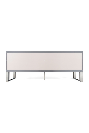 Gray Slatted 4-Foor Sideboard | OROA Modern Splendor | Oroa.com
