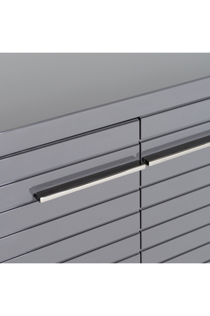 Gray Slatted 4-Foor Sideboard | OROA Modern Splendor | Oroa.com