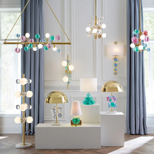 Clear Orbs Five-Light Chandelier | Jonathan Adler Globo | Oroa.com