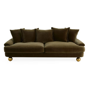 Orb Feet Velvet Sofa | Jonathan Adler Greenwich | Oroa.com