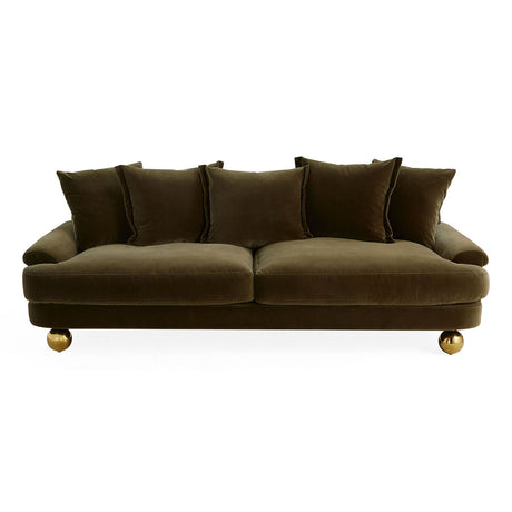 Orb Feet Velvet Sofa | Jonathan Adler Greenwich | Oroa.com