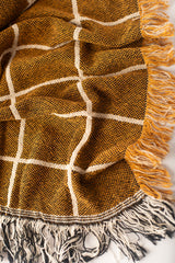 Greer — Acorn Colorway - Reversible Woven Blanket with Fringe