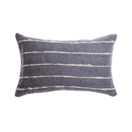 Slate Raw Silk Pillow