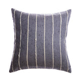Slate Raw Silk Pillow