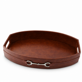 Equestrian Horse Bit Vegan Leather Tray - OROA