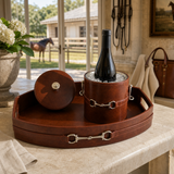 Equestrian Horse Bit Vegan Leather Tray - OROA