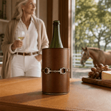 Equestrian Leather Wine Cooler - OROA