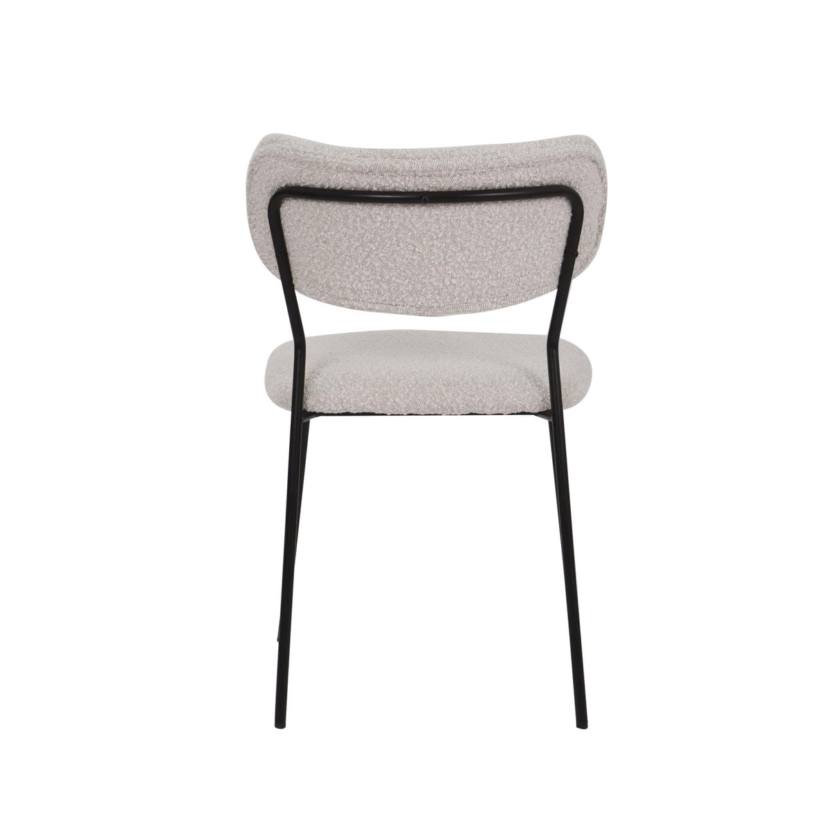   Modern furniture - White Fabric Dining Chairs (2) - www.oroa.com | Oroa.com